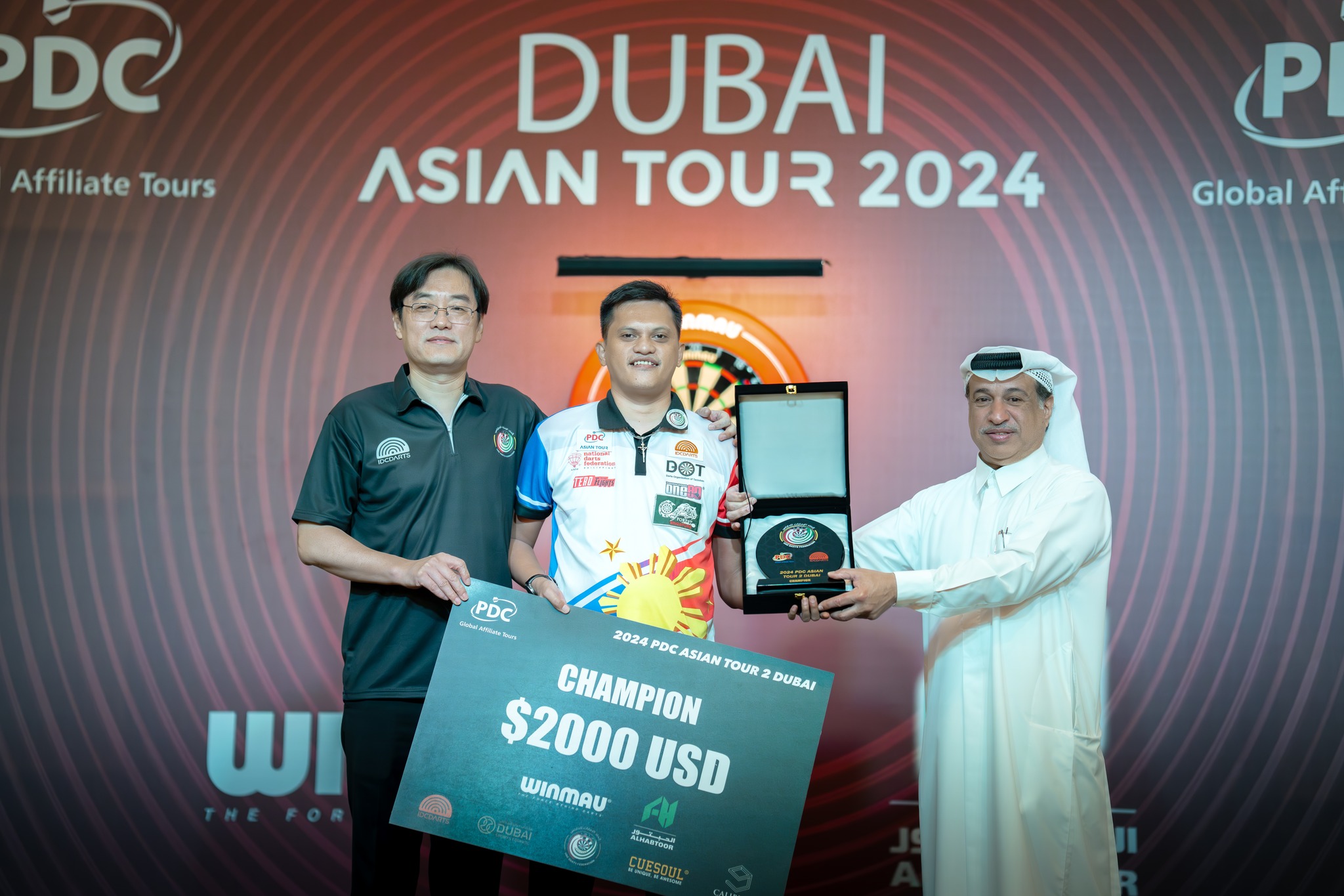 Toylo wins backtoback titles to kick off 2024 PDC Asian Tour PDC